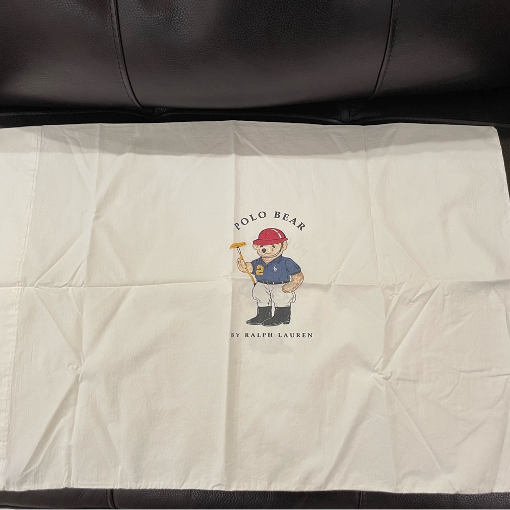 Vintage Ralph Lauren Polo Bear Pillowcase